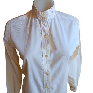 sz 6 Nantucket True Vintage 1950's Cotton Button-Up Collared Sailing Yacht Club